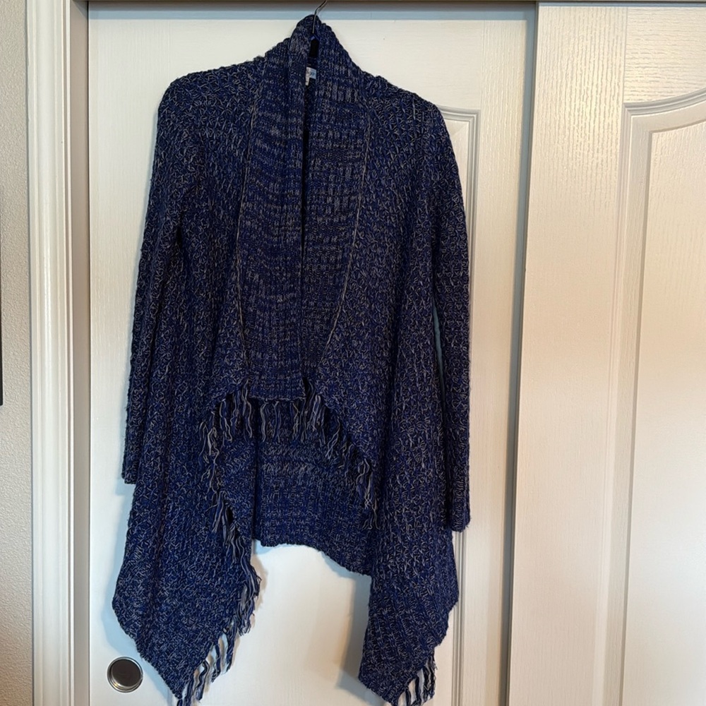 Ladies wrap style sweater size large
